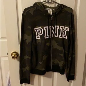 Pink Camouflage Hoodie